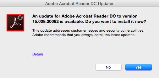 Update Acrobat