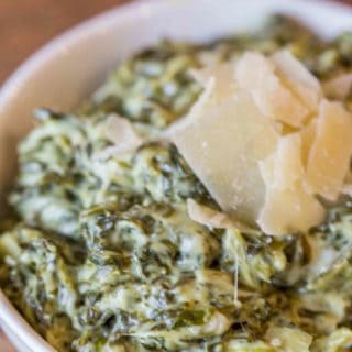 Creamy, Rich Classic Steakhouse Creamed Spinach Recipe That Takes Just A Few Minutes And Is The Perfect Side For A Holiday Roast Or Prime Rib.